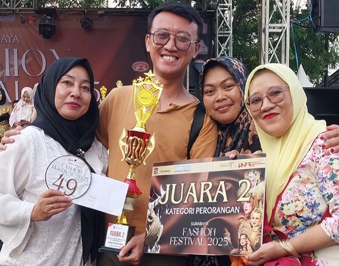 Desainer Pasuruan Sabet Juara 2 Kategori Perorangan di SFF 2025