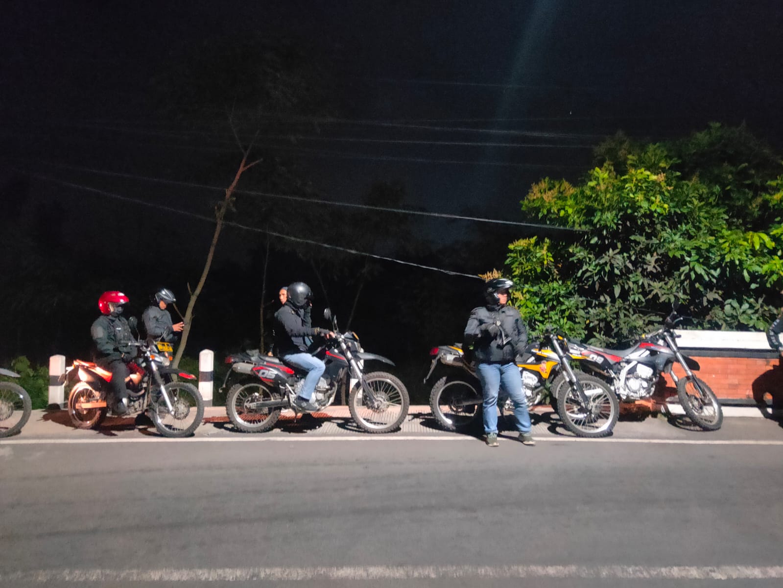 Tim Pemburu Kejahatan Polres Lumajang Sasar Jembatan Kali Mujur