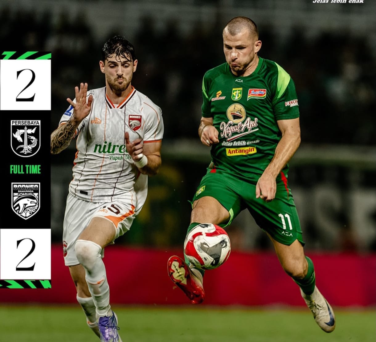 Gol Malik Risaldi di Penghujung Laga Selamatkan Persebaya dari Kekalahan
