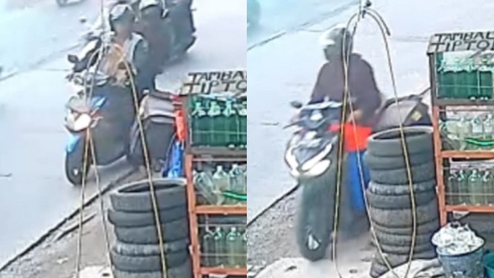 Keteledoran Kurir Surabaya, Motor dan Paket Raib Karena Kunci Menempel
