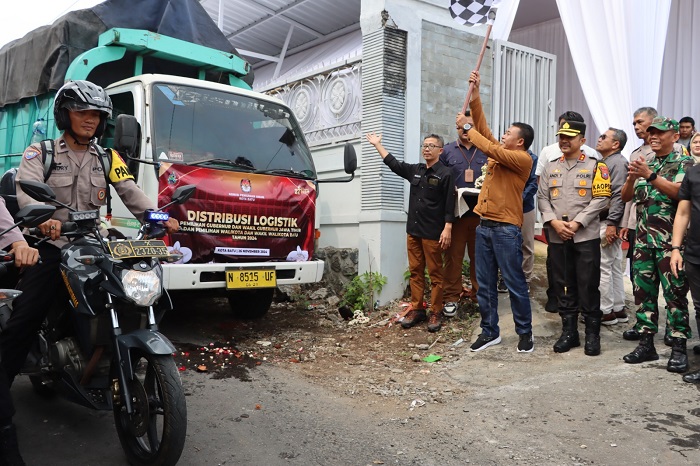 Polres Batu Perketat Pengamanan Distribusi Logistik Pilkada 2024