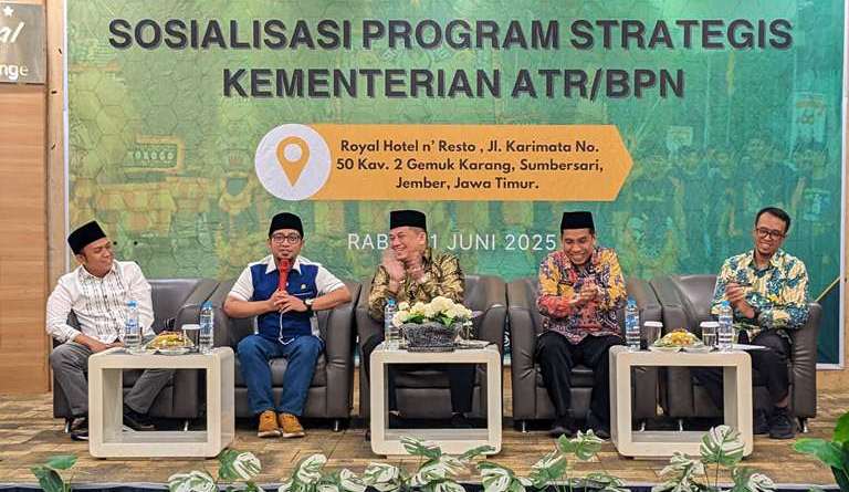 Jember Ditargetkan Jadi 'Kabupaten Lengkap', Percepat Pendaftaran dan Sertifikasi Tanah