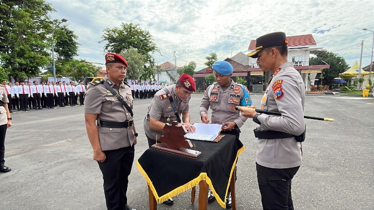 Kasatreskrim dan Kasatlantas Polres Pasuruan Kota Resmi Berganti