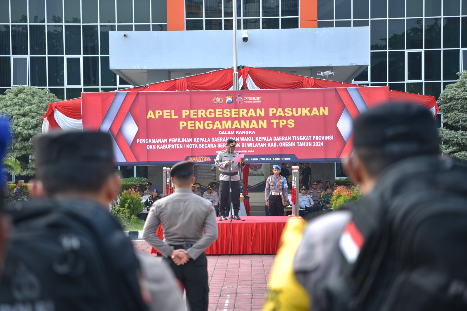 Polres Gresik Kawal Keamanan TPS Pilkada Serentak 2024