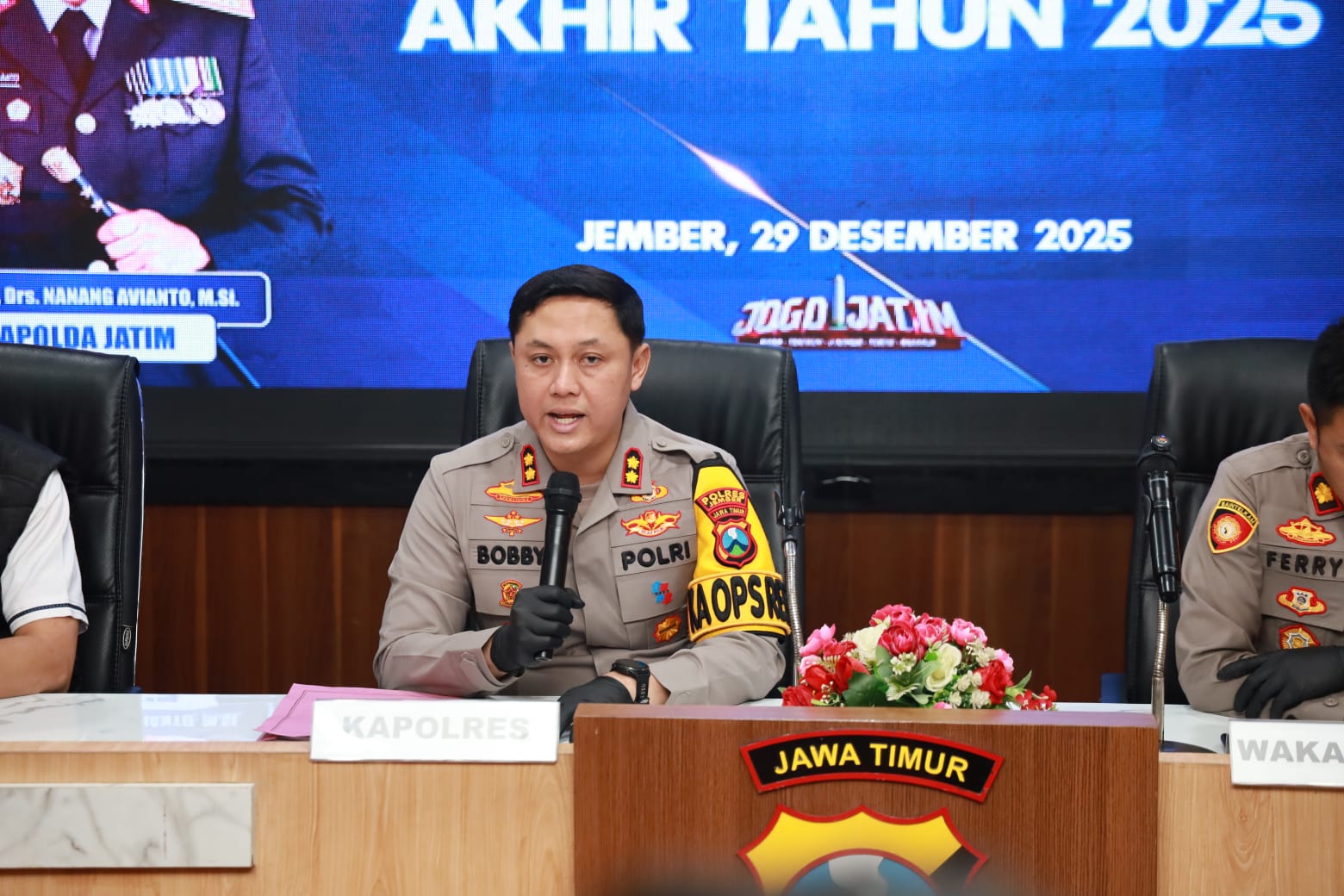 Jelang Malam Pergantian Tahun, Kapolres Jember Ingatkan Warga Jauhi Petasan dan Knalpot Brong