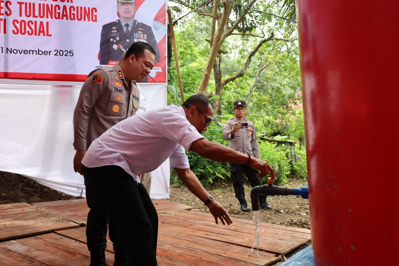 Kapolres Tulungagung Resmikan 5 Sumur Bor Baru, Total 22 Titik Air Bersih Telah Beroperasi