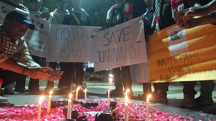 IJTI Tapal Kuda Gelar Aksi Solidaritas, Kutuk Keras Kekerasan Israel Terhadap Jurnalis di Gaza