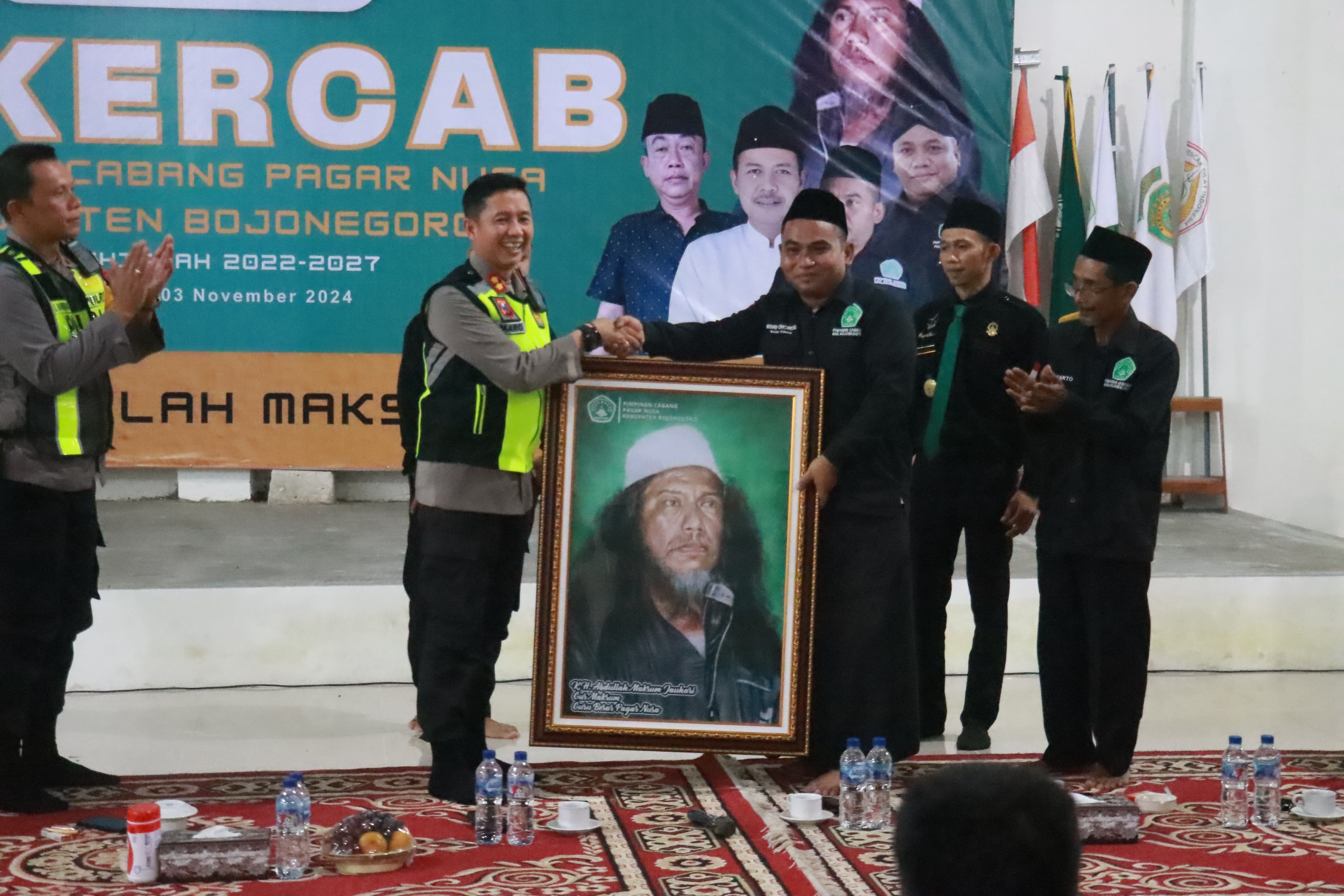 Jalin Sinergitas Jaga Kamtibmas, Kapolres Bojonegoro AKBP Mario Silaturahmi ke Ketua Cabang Pagar Nusa