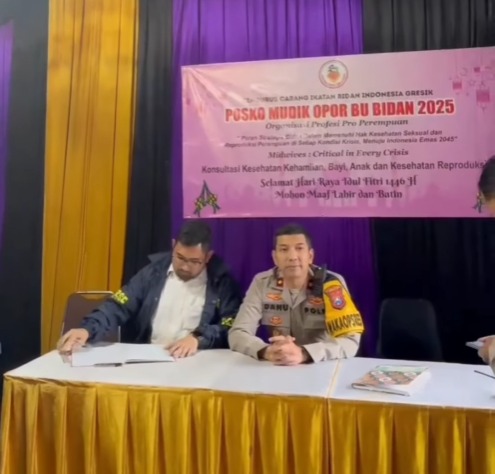 Polres Gresik Imbauan di Ruang Publik, Beri Rasa Aman Warga