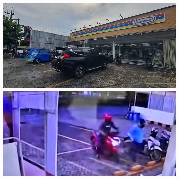 Curanmor di Minimarket Jalan Prapen Surabaya, Scoopy Karyawan Raib Kurang dari Semenit