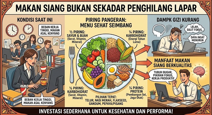 Makan Siang Bukan Sekadar Penghilang Lapar