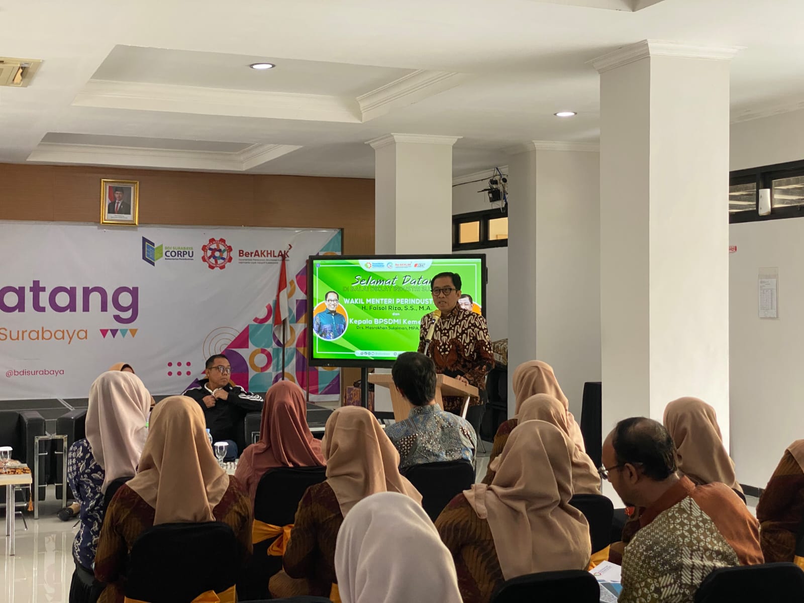 Wakil Menteri Perindustrian Kunjungi Balai Diklat Industri Surabaya