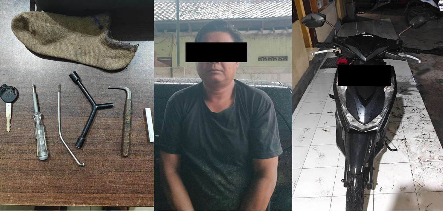 Beraksi Saat Subuh, Komplotan Curanmor Dibekuk Satreskrim Polres Nganjuk