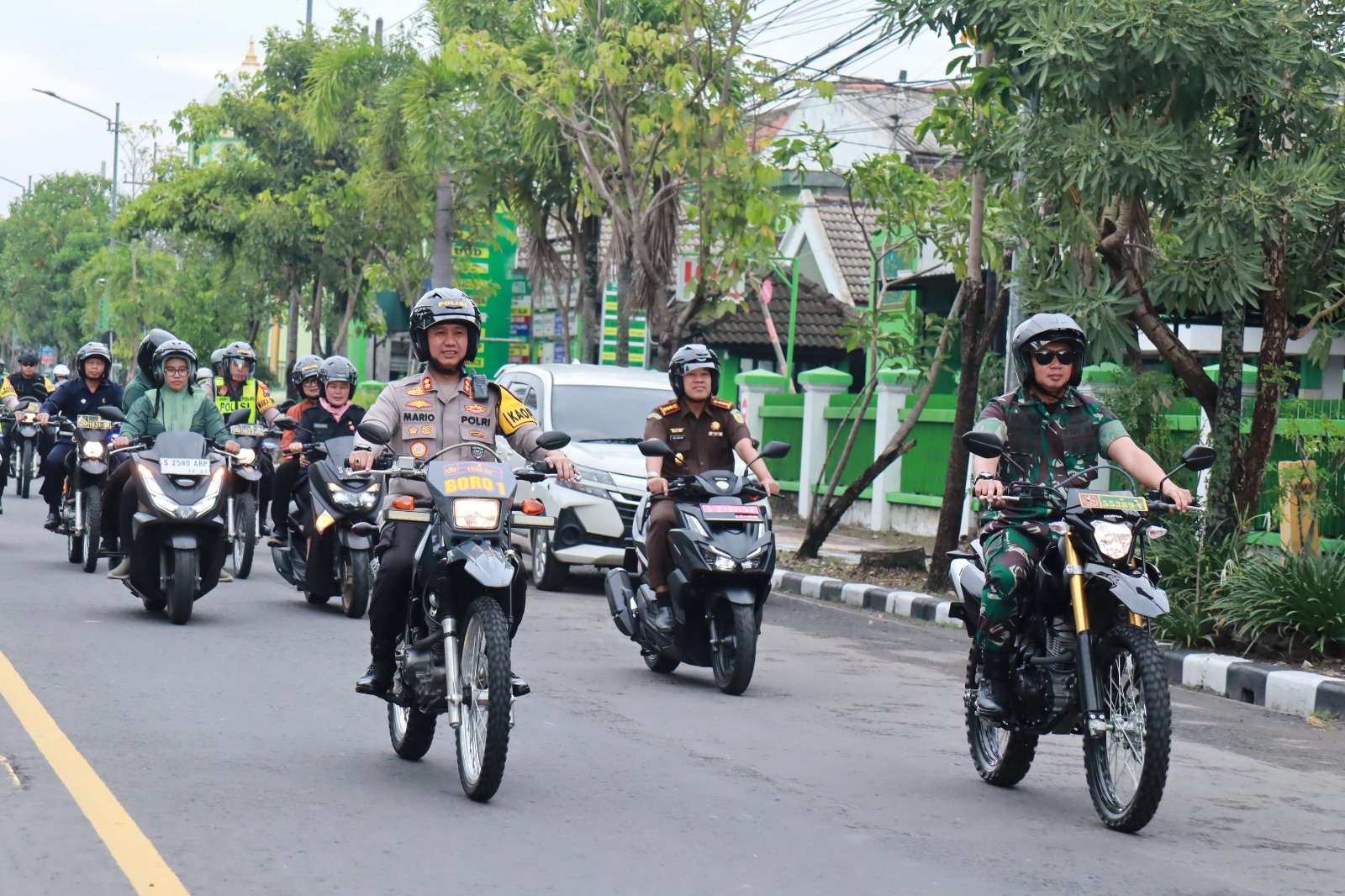 Siap Amankan Pemilu 2024, Forkopimda Bojonegoro Gelar Patroli Skala Besar