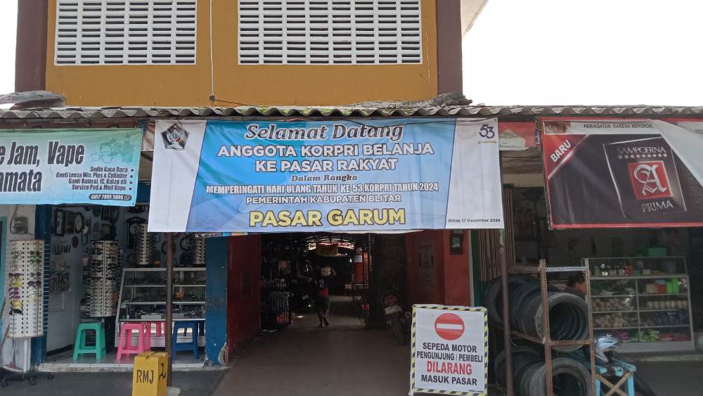 Pedagang Pasar Garum Blitar Keluhkan Adanya Praktik Dugaan Pungli