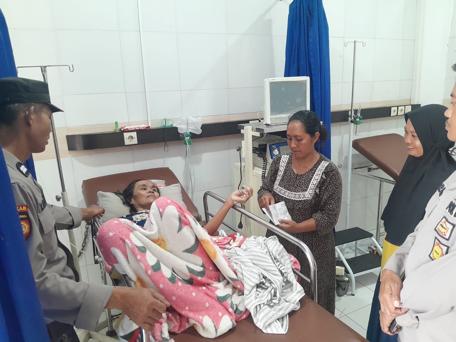 Seorang Nenek di Balongpanggang Terseret Arus Luapan Kali Lamong, Korban Berhasil Diselamatkan