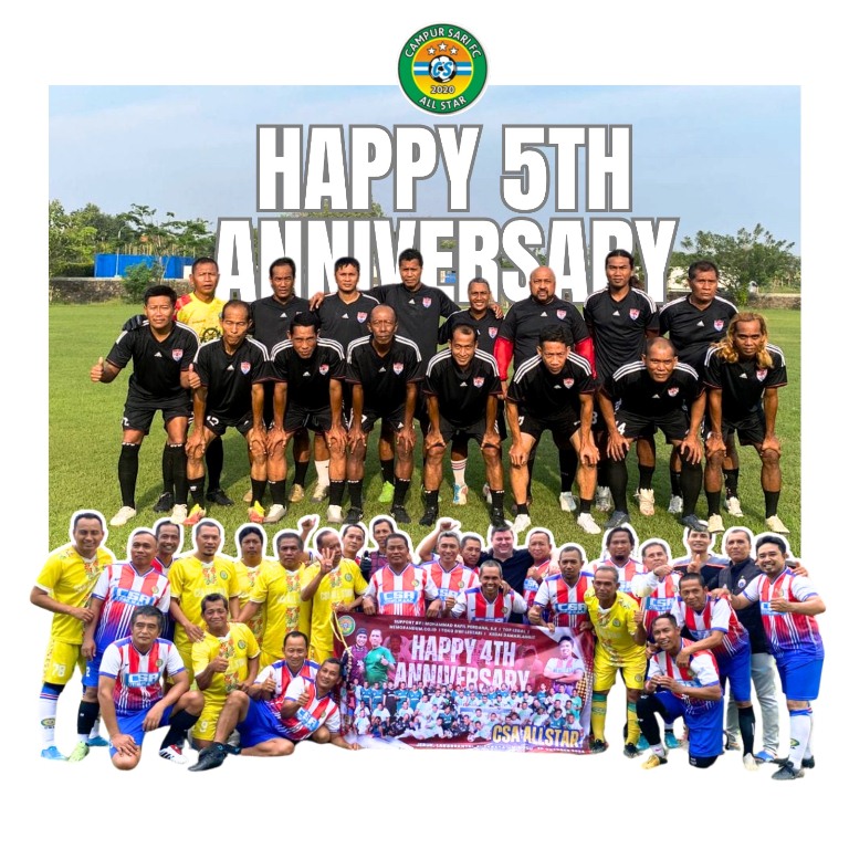 Ultah Ke-5 CSA Allstar di Lapangan Jeruk, Lakarsantri Dimeriahkan Mantan Pemain Persebaya