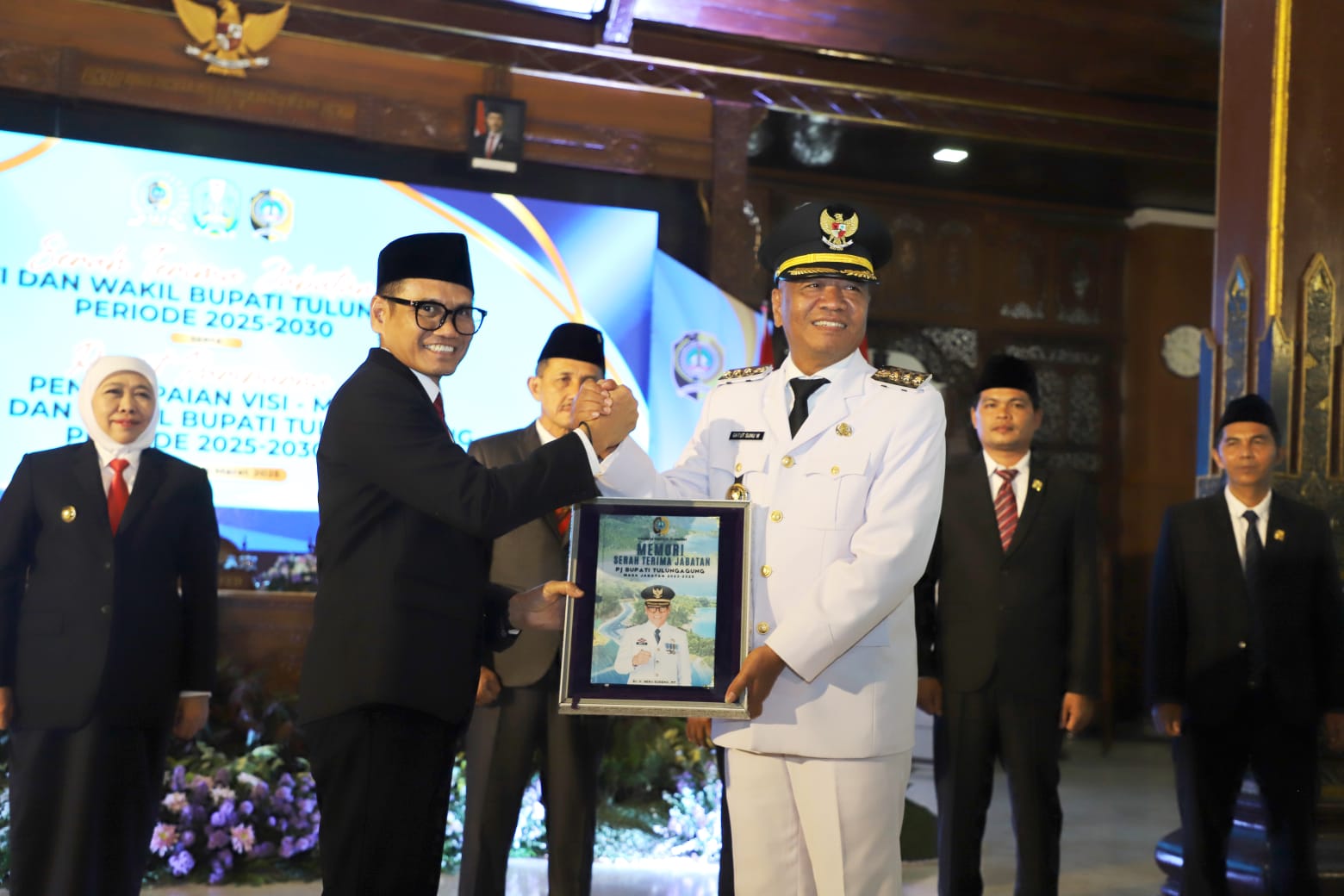 Pemkab Tulungagung Gelar Sertijab Bupati Periode 2025-2030, Ini Pesan Gubernur Kofifah