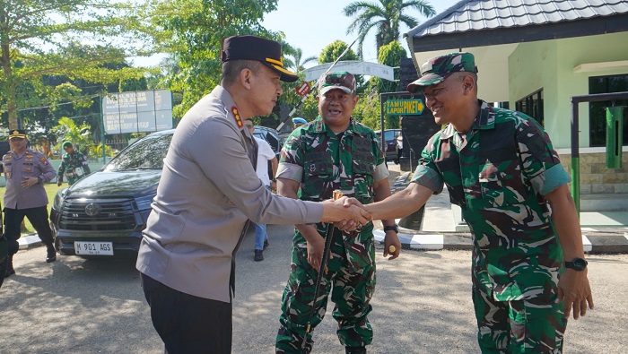 Dandim 0827 Sumenep Sambut Kunjungan Kapolresta, Perkuat Soliditas TNI-Polri