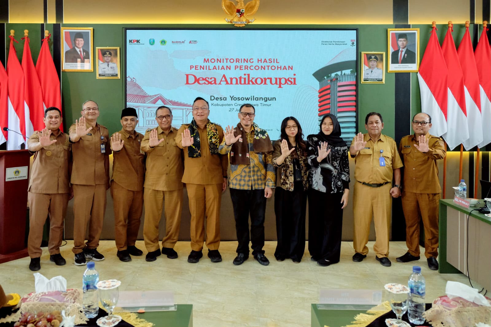 Yosowilangun Jadi Percontohan Desa Antikorupsi Nasional, Pemkab Gresik Perkuat Integritas Seluruh Pemdes