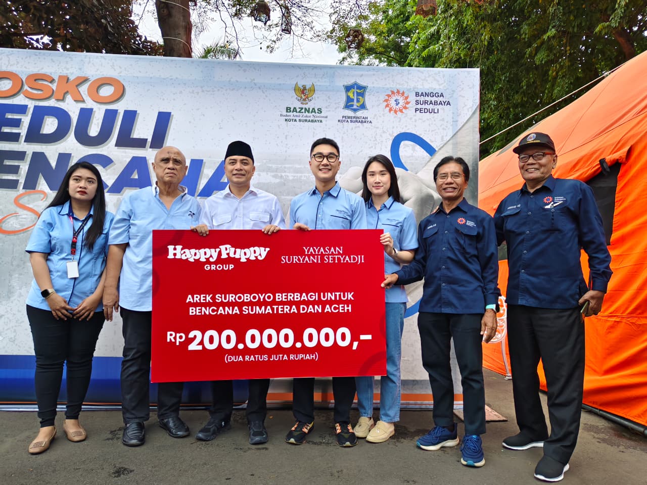 Peduli Korban Bencana Sumatera, Happy Puppy Group Sumbang Rp200 Juta