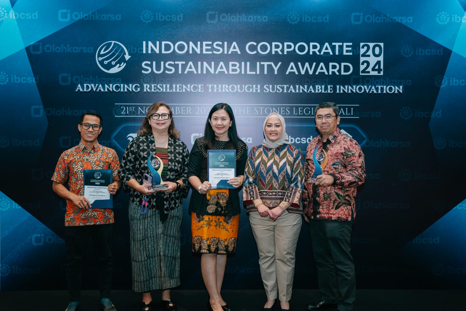 PEPC Zona 12 Raih Penghargaan Indonesia Corporate Sustainability Award 2024