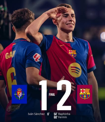 Barca Tinggalkan Madrid dengan Margin 7 Poin di La Liga