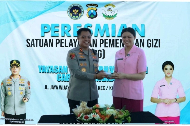 Dukung Program MBG Presiden, Polres Bangkalan Resmikan SPPG Higienis Kelolaan Kemala Bhayangkari