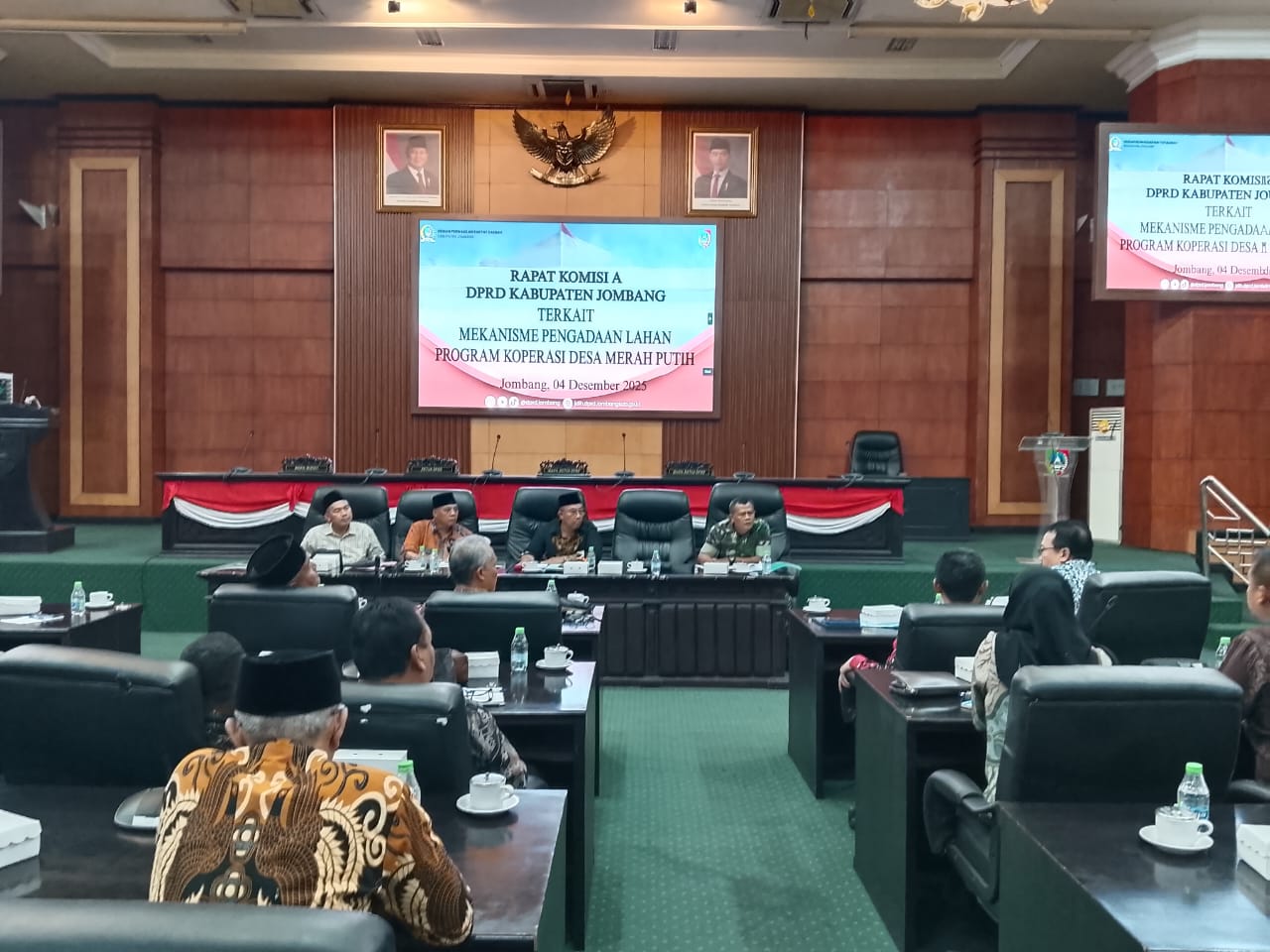 Urai Kendala Pembangunan KDMP, Komisi A DPRD Jombang Gelar Hearing