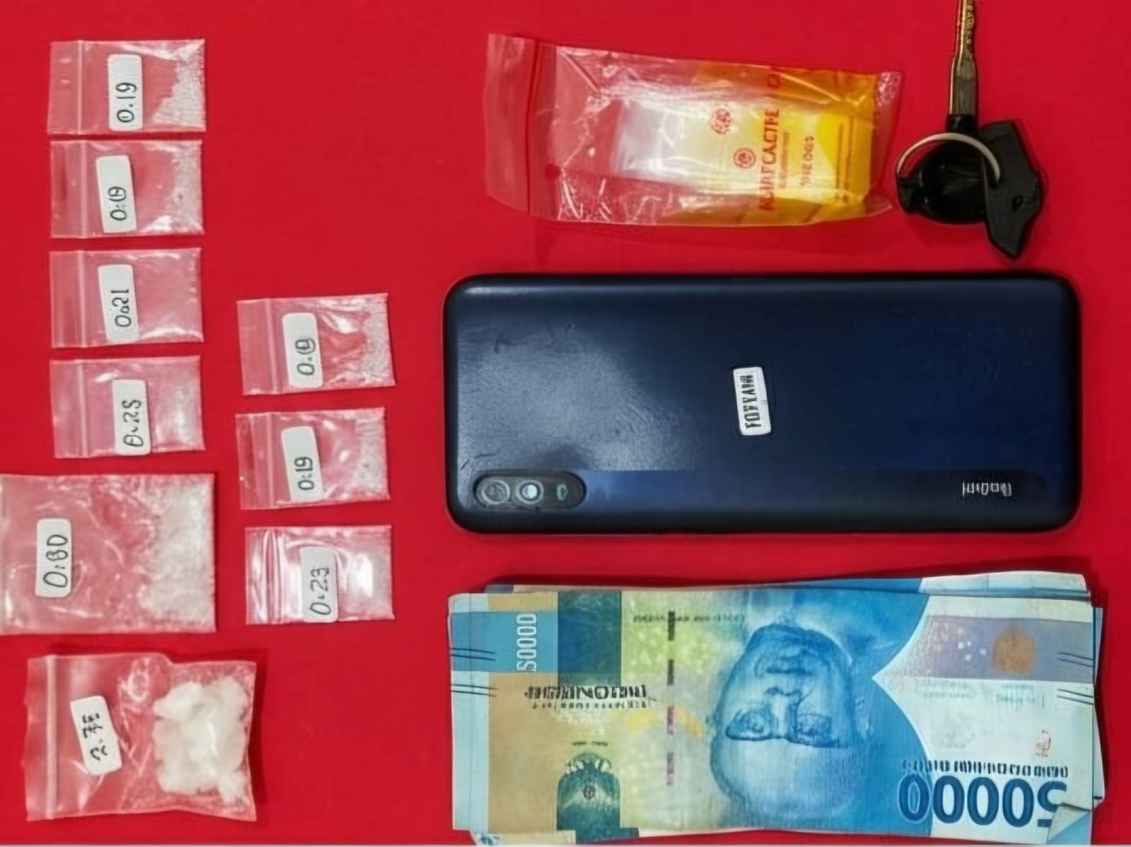 Polres Pasuruan Ringkus 4 Pengedar Narkoba, 37 Gram Sabu Disita