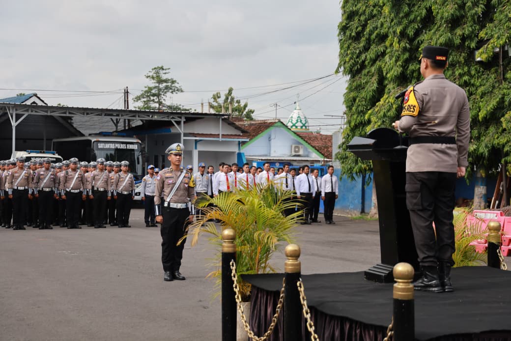 Polres Jember Gelar Operasi Zebra Semeru 2025, Angka Fatalitas Korban Meningkat Jadi Perhatian Serius