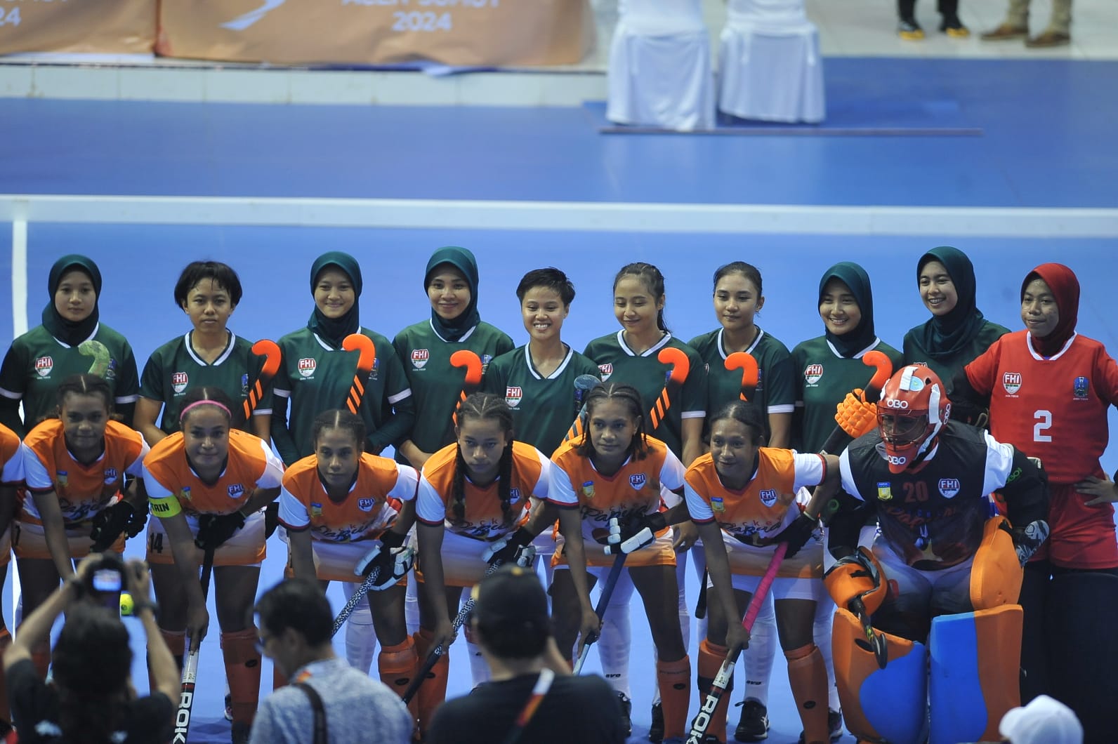 Tumbangkan Lampung 10-0, Tim Hockey Indoor Putri Jatim Buka Peluang Perebutan Emas PON XXI Aceh-Sumut 2024