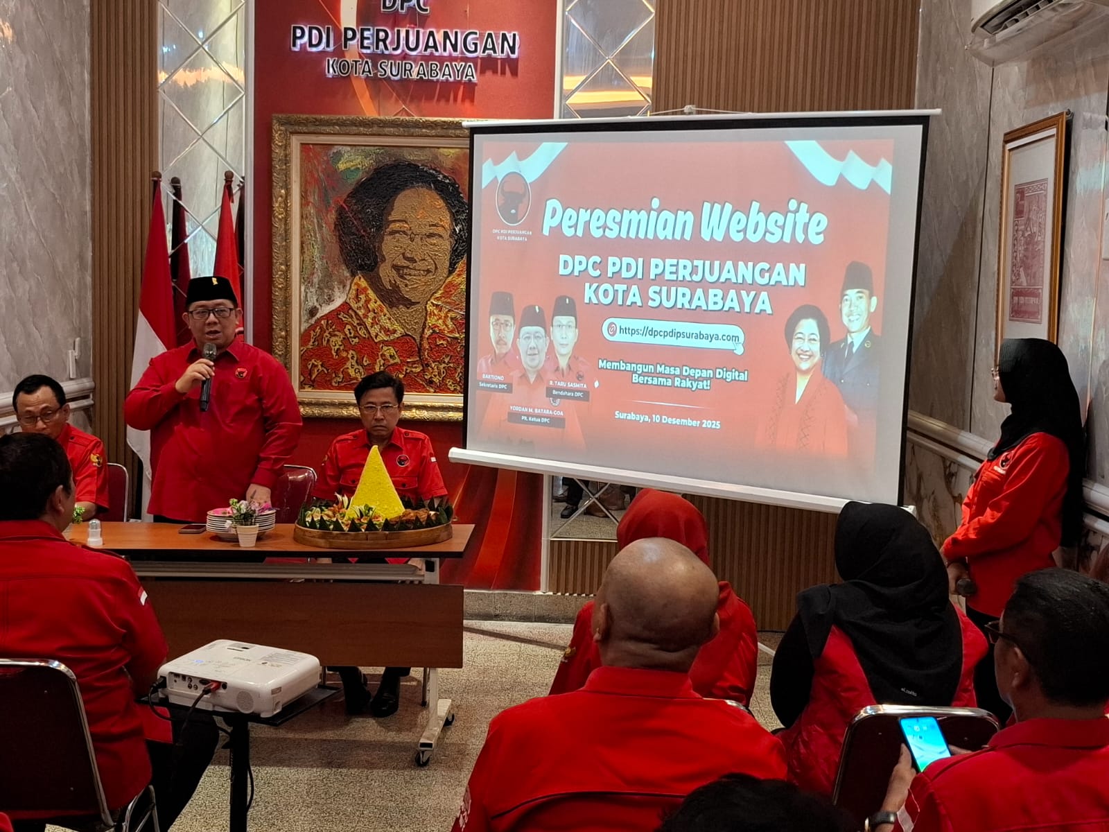 PDIP Surabaya Luncurkan Website Baru untuk Perkuat Komunikasi Publik