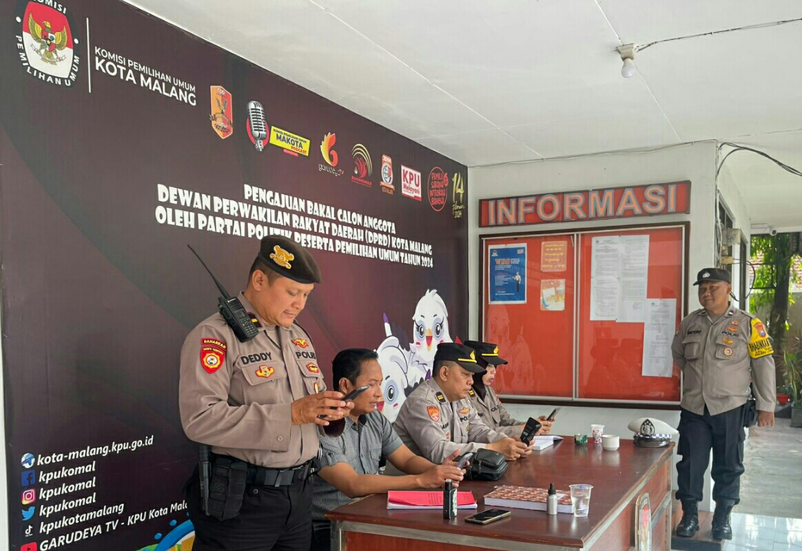 Polresta Malang Kota Tingkatkan Kesiapsiagaan Sarpras Pemilu