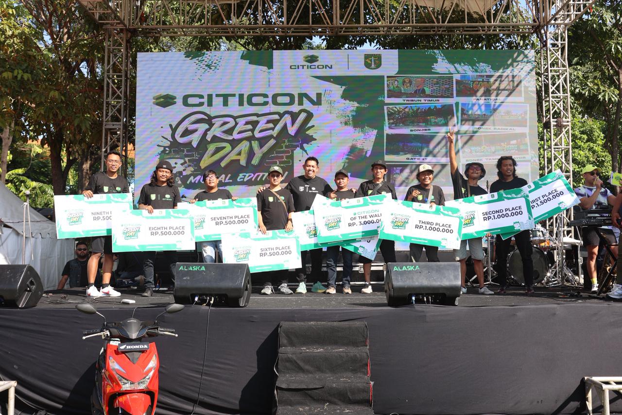 Tribun Timur Raih Juara Favorit Citicon Green Day Mural Edition