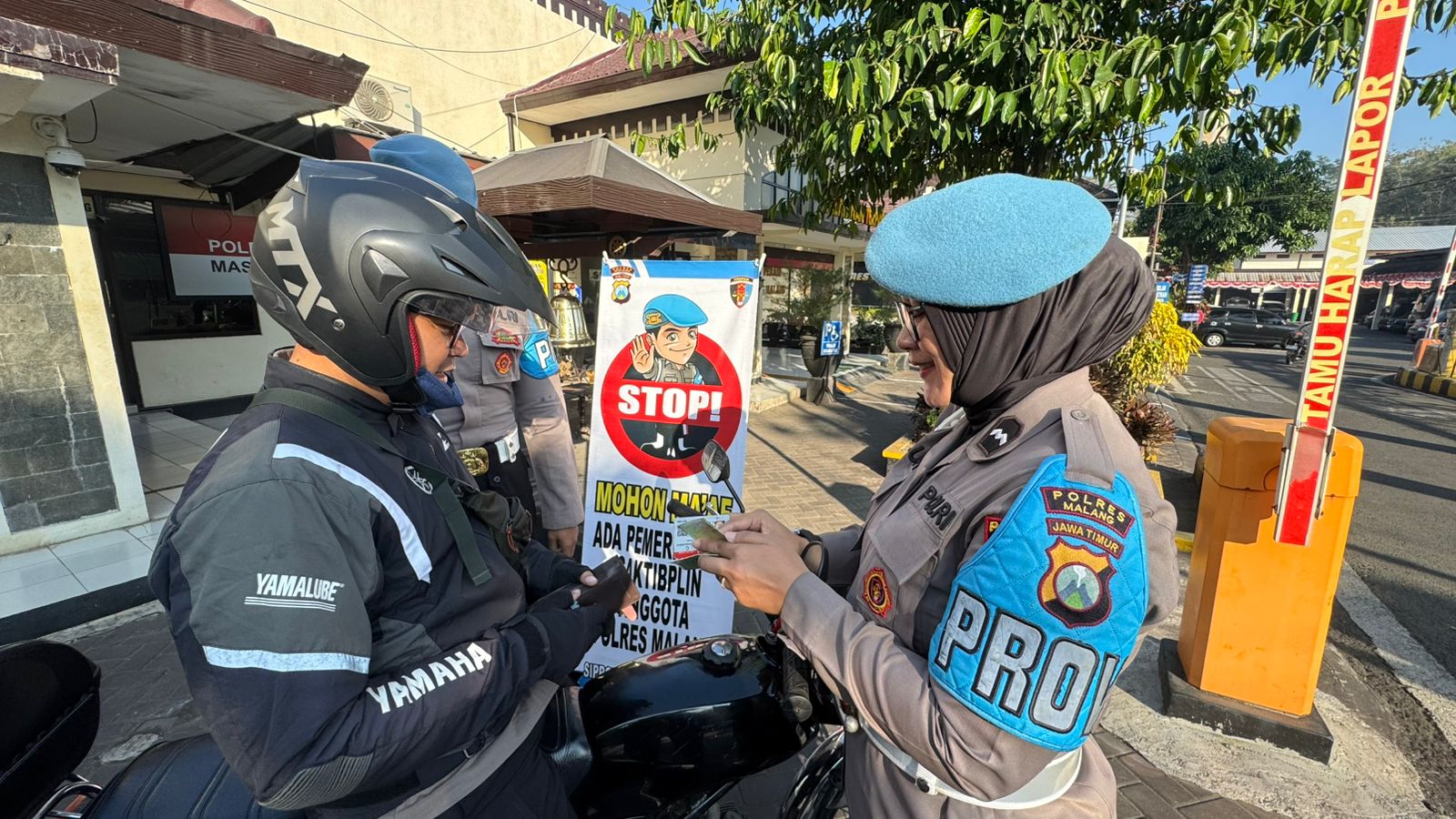 Ratusan Anggota Polres Malang Diperiksa Petugas Satlantas