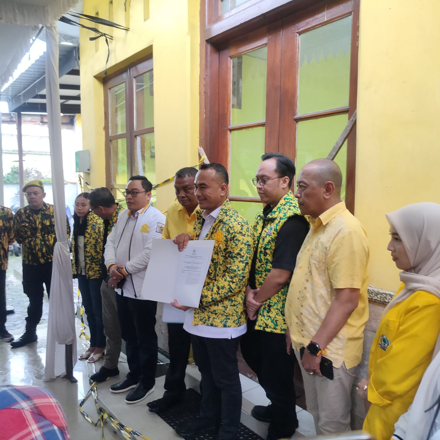 Resmi Kantongi SK, Djoko Prihatin Buka Segel Kantor DPD Golkar Kota Malang