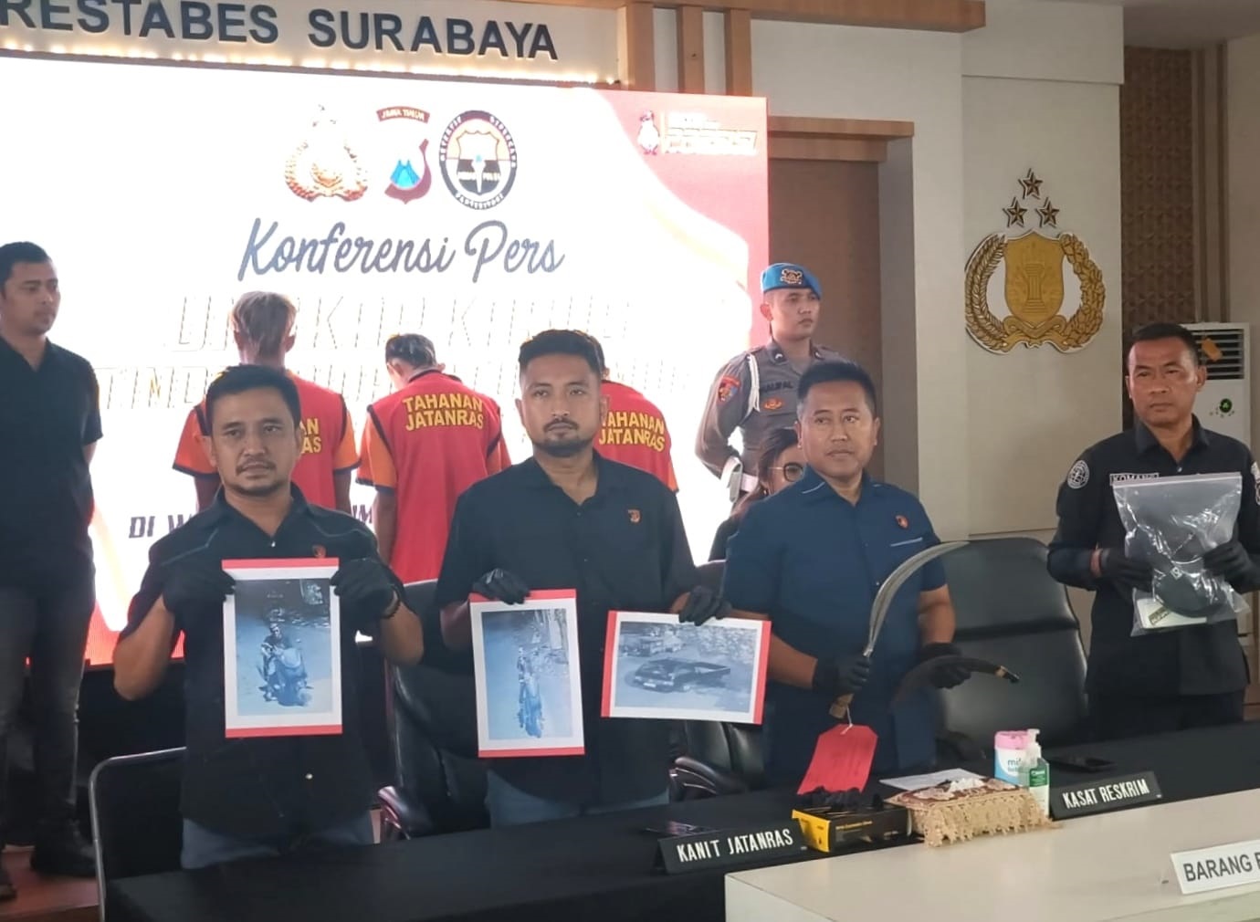 Jatanras Polrestabes Surabaya Bekuk Komplotan Spesialis Curanmor, Pelaku Tak Segan Lukai Korban