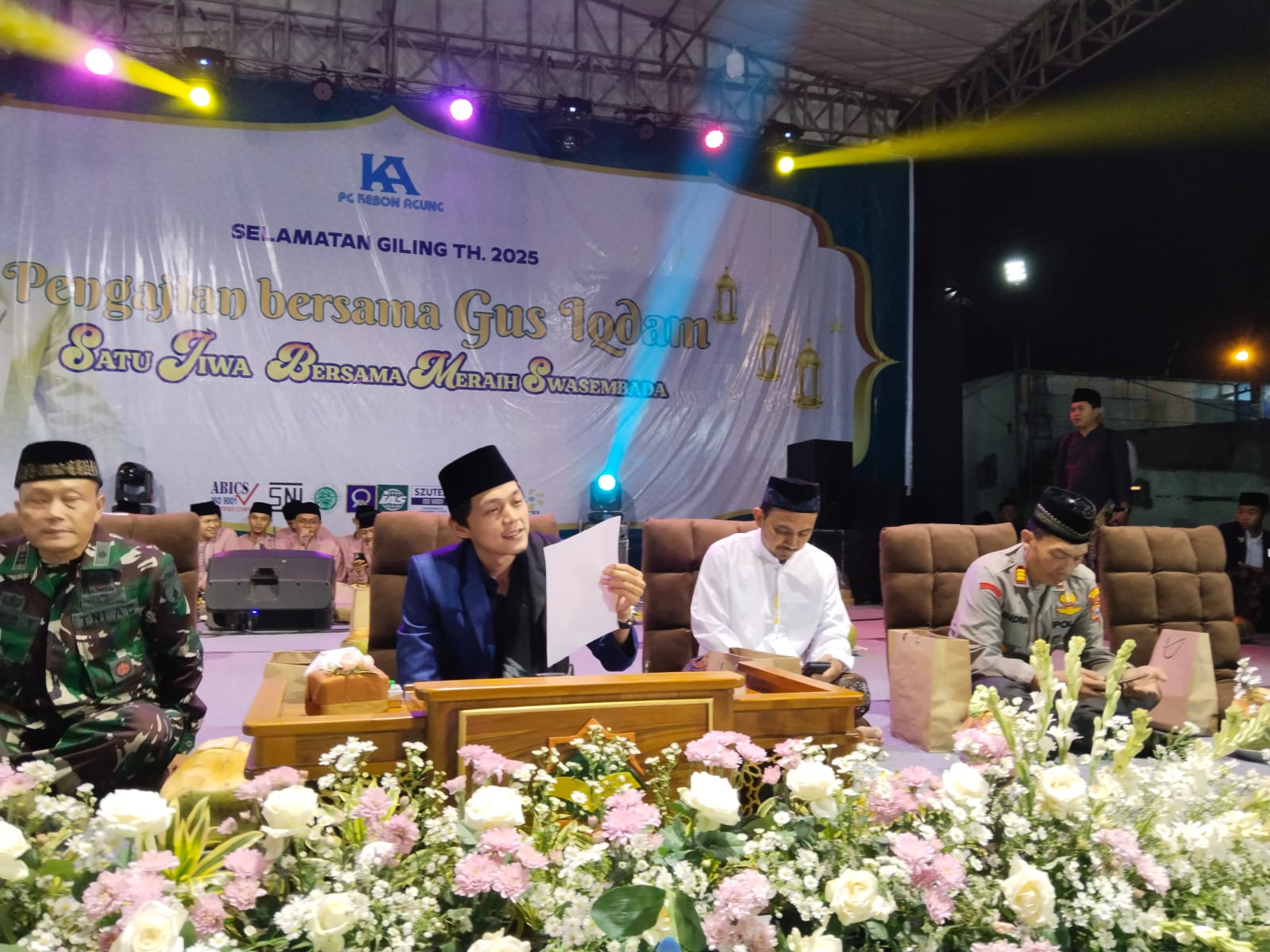 Selamatan Giling 2025 di PG Kebonagung Agung, Gus Iqdham: Semua Pekerjaan Harus Diawali dengan Niat yang Baik