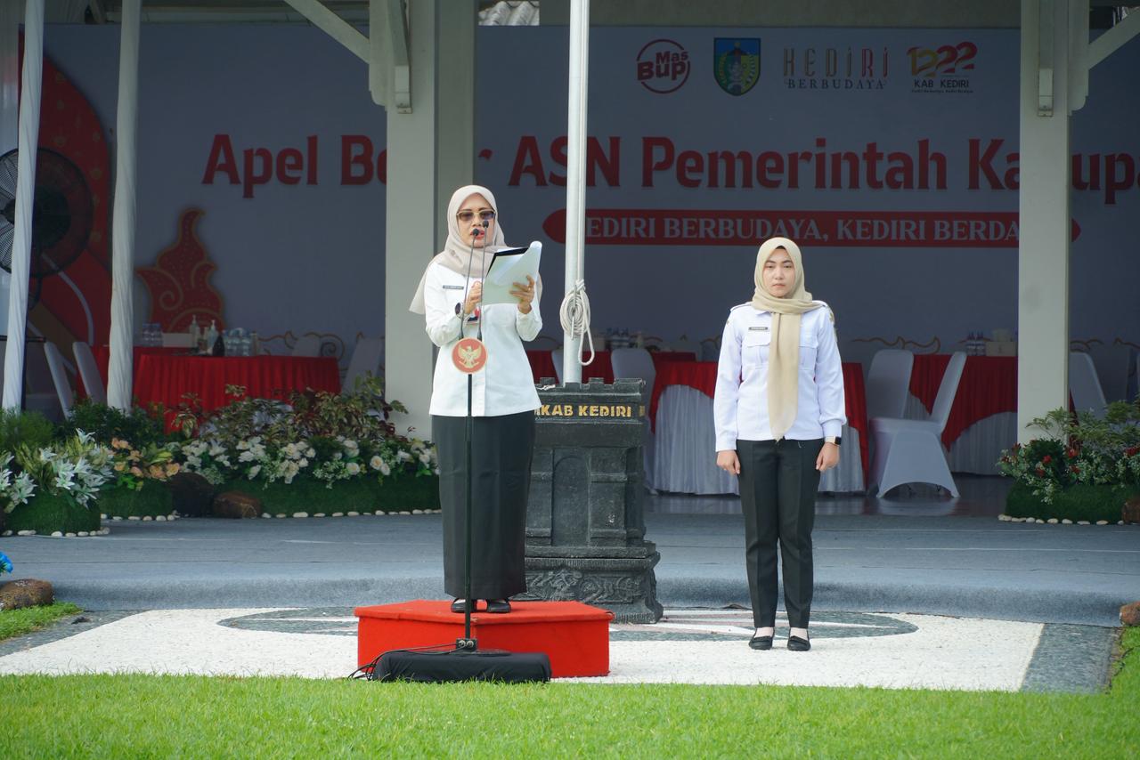 Apel Besar ASN Pemkab Kediri, Momentum Kebangkitan Semangat Pelayanan Pascaleberan