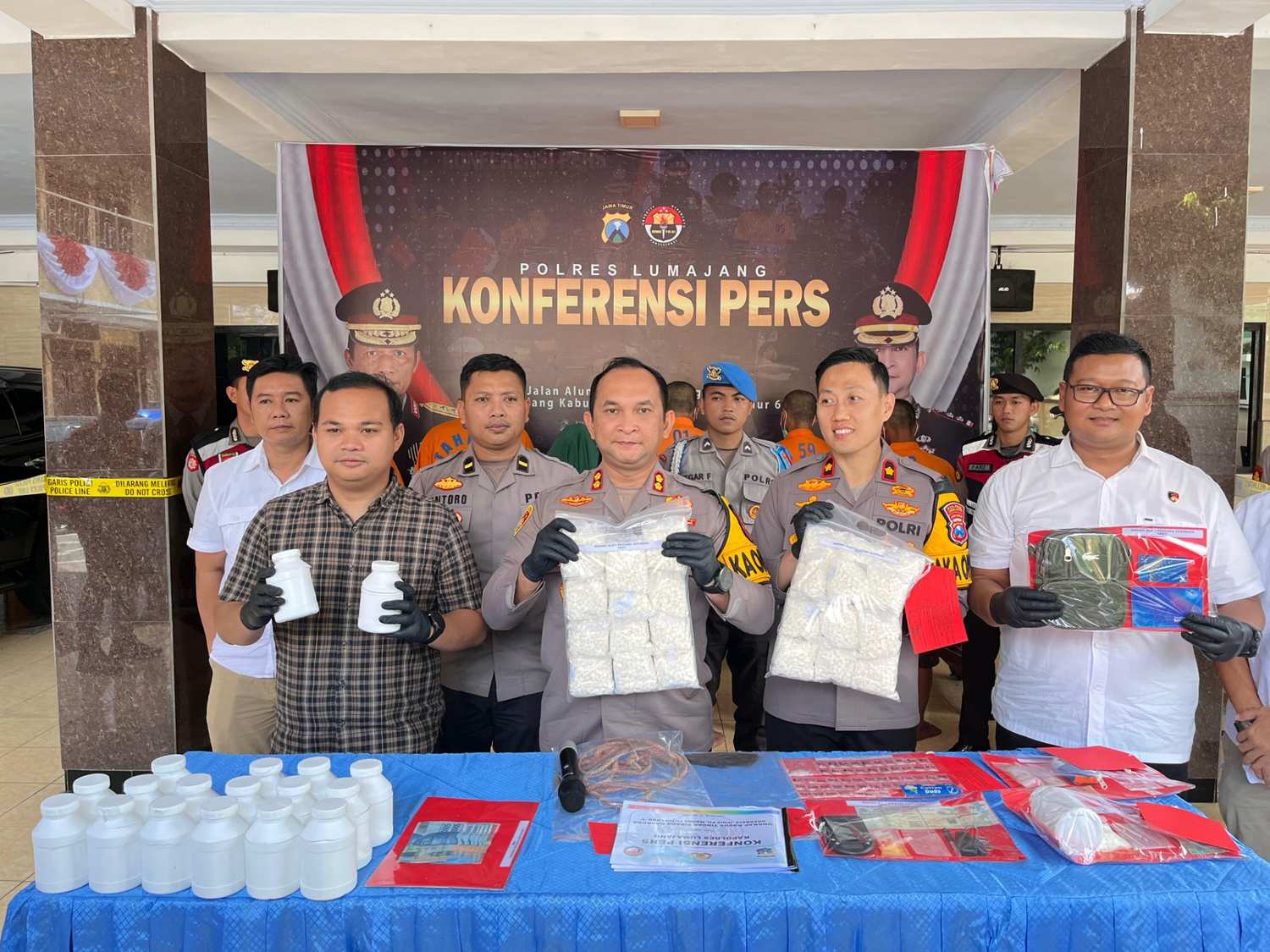 Dua Pengedar Okerbaya Ditangkap Polres Lumajang, Salah Satunya Kendalikan Jaringan Lapas