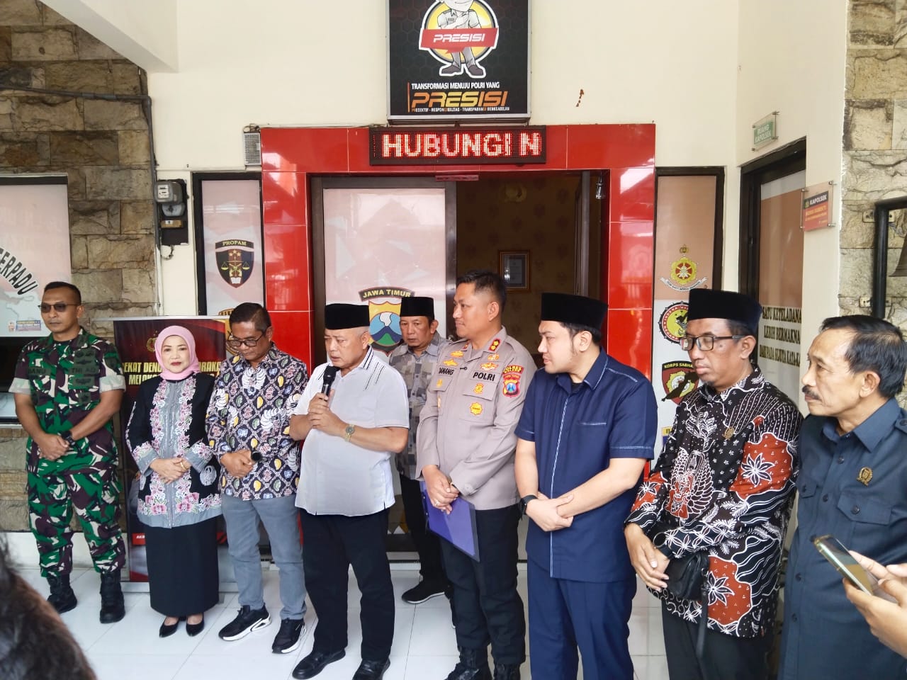 Polres Malang Amankan 13 Pelaku Perusakan Pos Pelayanan