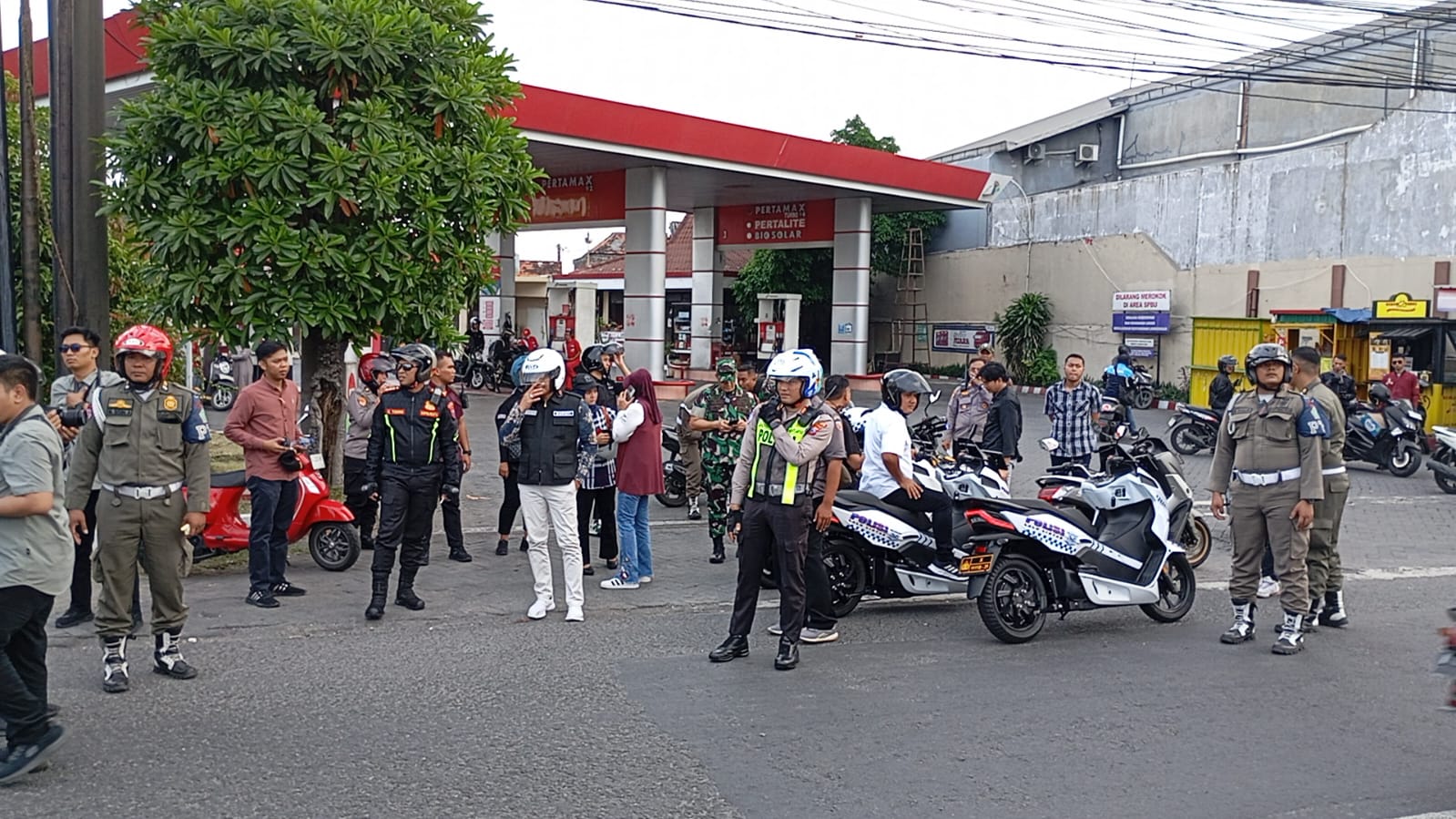 900 Aparat Gabungan Diterjunkan Amankan Hari Buruh di Kota Delta