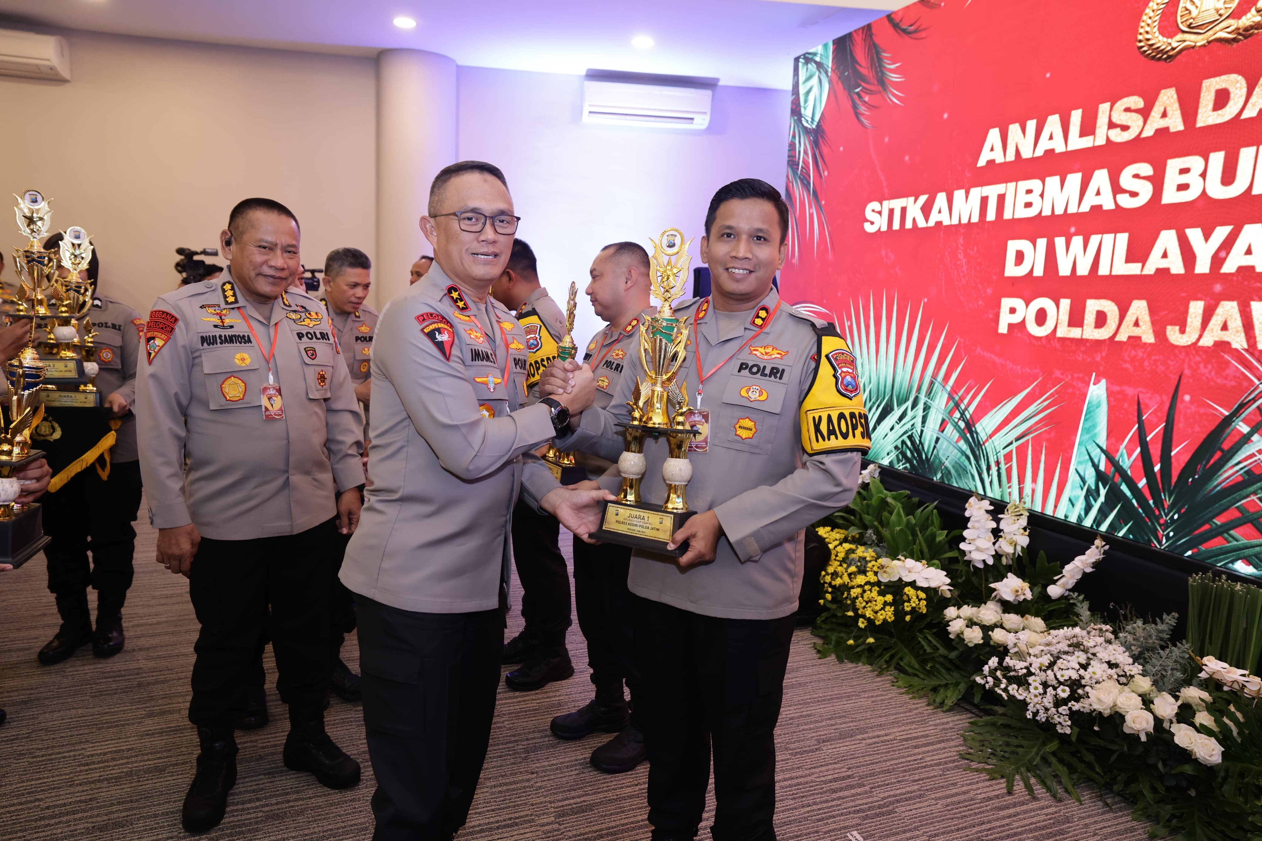 Polres Kediri Kembali Raih Penghargaan, Juara 1 Aplikasi Siap Semeru 2024