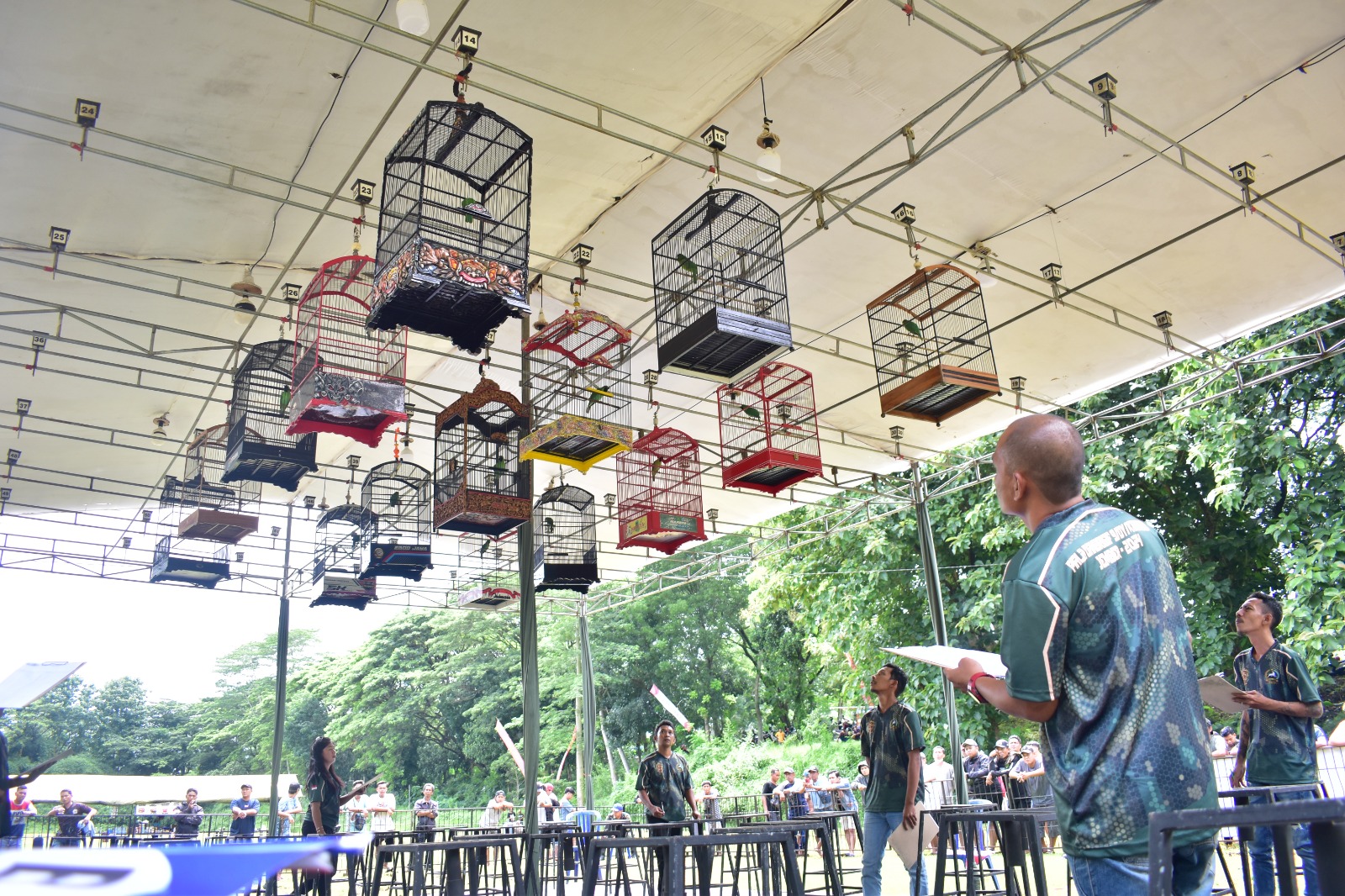 Kostrad Gelar Festival dan Kompetisi Burung Berkicau Champion Piala Danbrigif 9 Kostrad