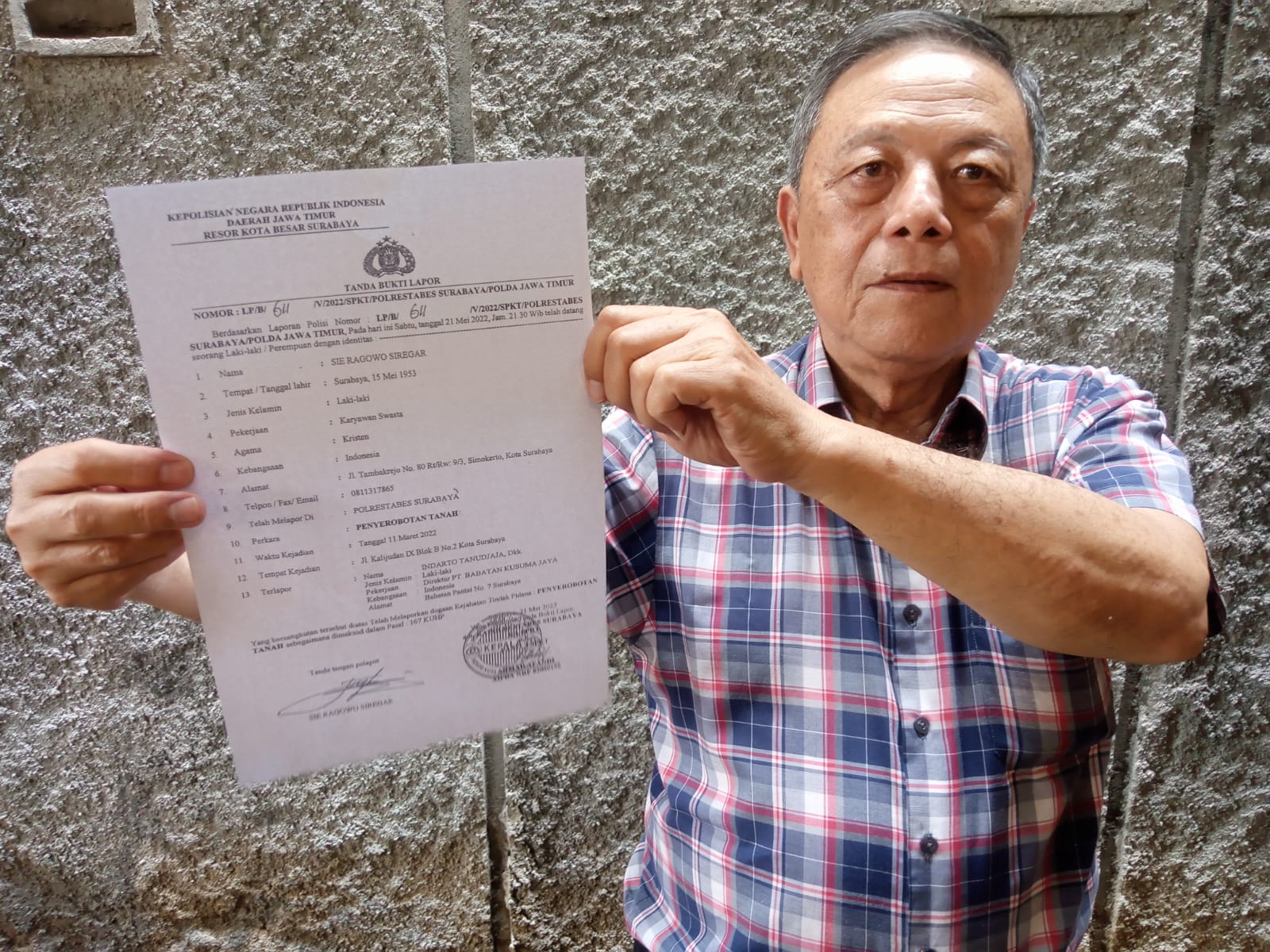 Tanah Diserobot Perusahaan, Laporan 3 Tahun Ngendon di Polisi