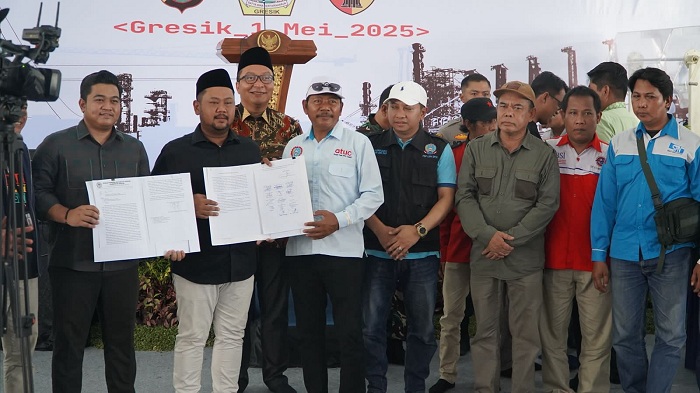 Gejos Digeruduk Massa Buruh, 6 Tuntutan Akhirnya Disepakati