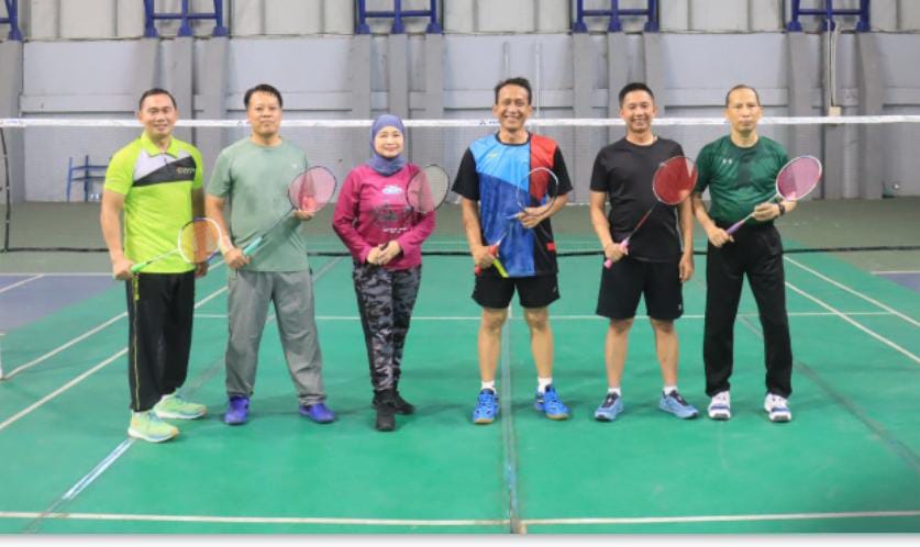Bulutangkis Bareng Forkopimda, Kapolres Bojonegoro Bangun Sinergi Lewat Olahraga