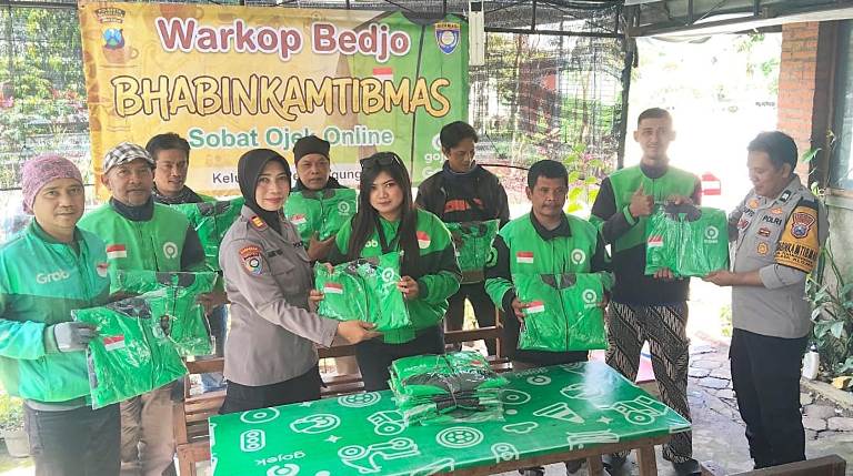 Polresta Malang Kota Gagas Program Bhabinkamtibmas Sobat Ojol