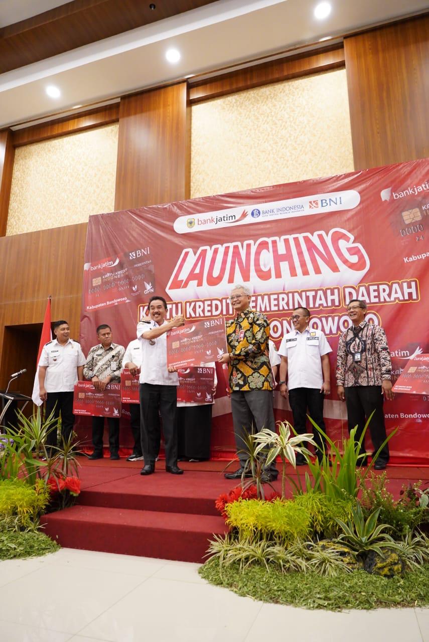 Bank Jatim Bersama Pemkab Bondowoso Launching KKPD untuk Tingkatkan Efektifitas Belanja Daerah